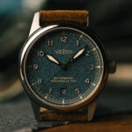 Weiss Watches 38mm Date Textured Denim Dial