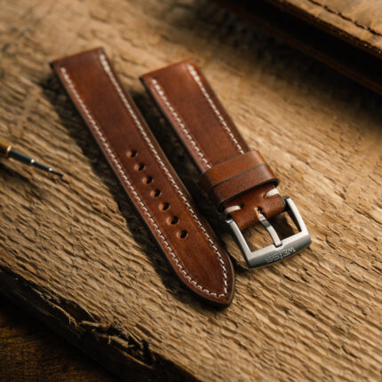 Weiss Buttero Museum Leather Strap