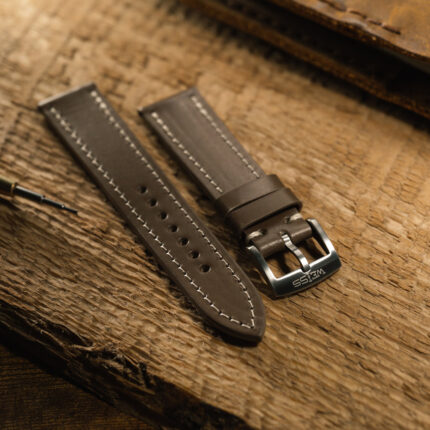 Weiss Buttero Taupe Leather Strap