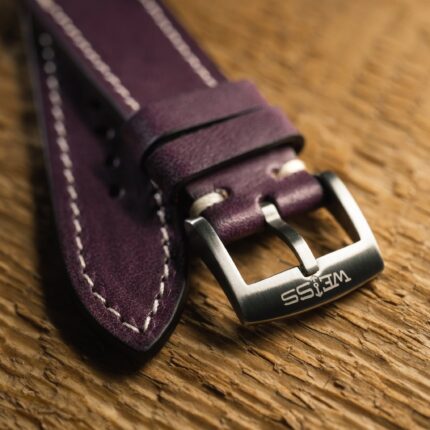 Weiss Elbamatt Viola Leather Strap