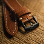 Weiss Novonappa Foulonné Gold Leather Strap