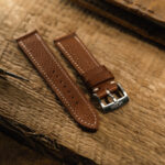 Weiss Novonappa Foulonné Gold Leather Strap